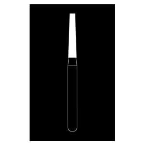 Fraise diamante Maxima HENRY SCHEIN - Cnique longue bout plat 847-014SC- Bote de 5