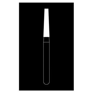 Fraise diamante Maxima HENRY SCHEIN - Cnique longue bout plat 847-016M - Bote de 5