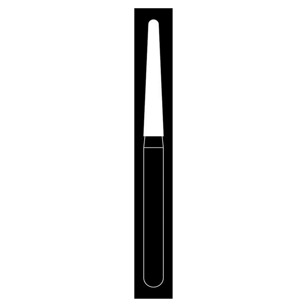 Fraise diamante Maxima HENRY SCHEIN - Cnique bout rond courte 850-016C - Bote de 5