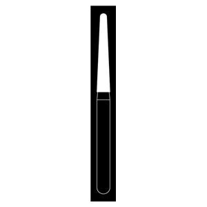 Fraise diamante Maxima HENRY SCHEIN - Cnique bout rond courte 850-016C - Bote de 5