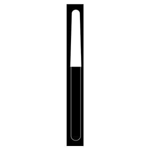Fraise diamante Maxima HENRY SCHEIN - Cnique bout rond courte 850-018SC - Bote de 5
