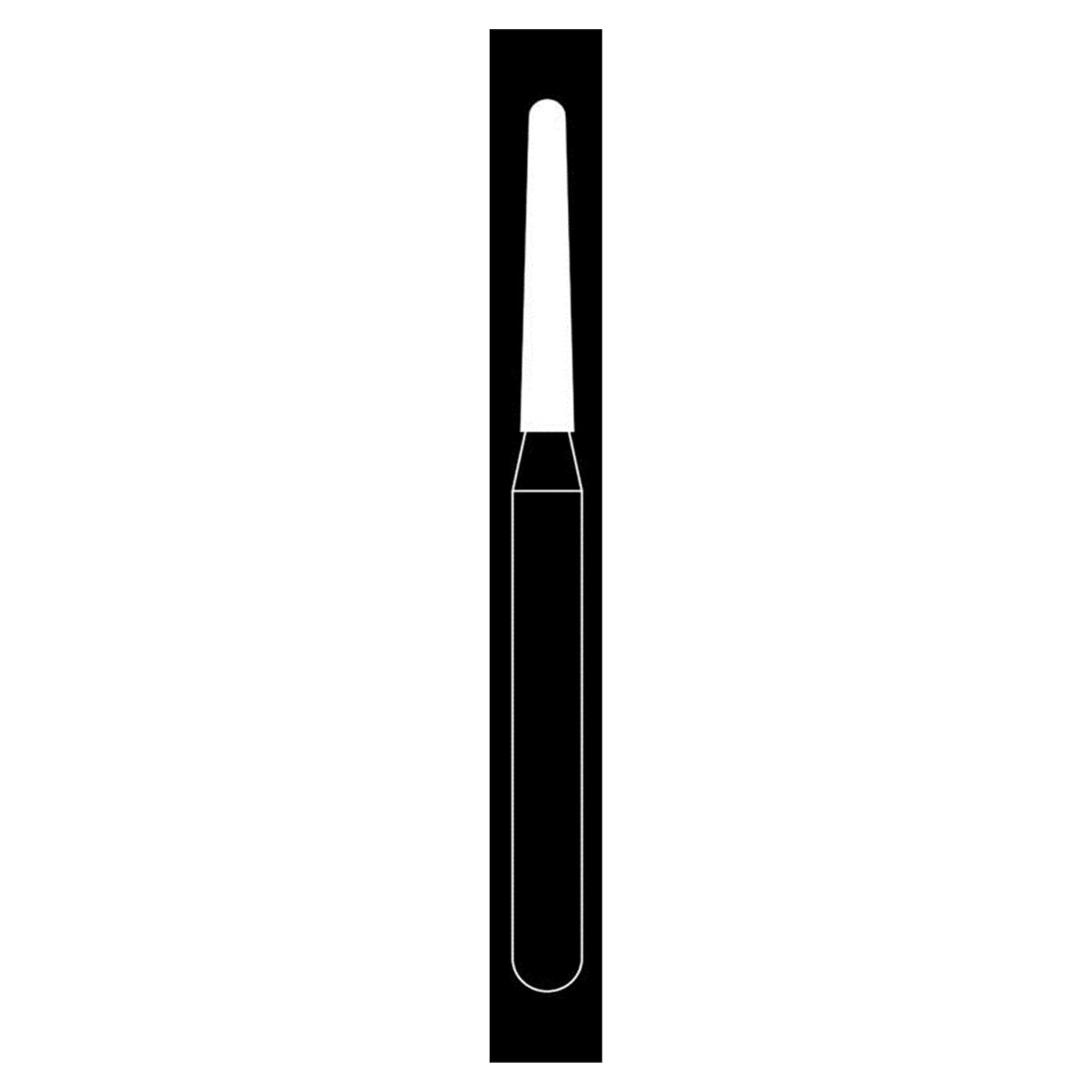 Fraise diamante Maxima HENRY SCHEIN - Cnique longue bout rond 856 012M - Bote de 5