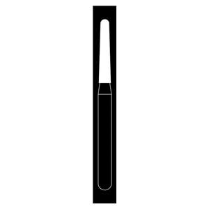 Fraise diamante Maxima HENRY SCHEIN - Cnique longue bout rond 856 014SC - Bote de 5