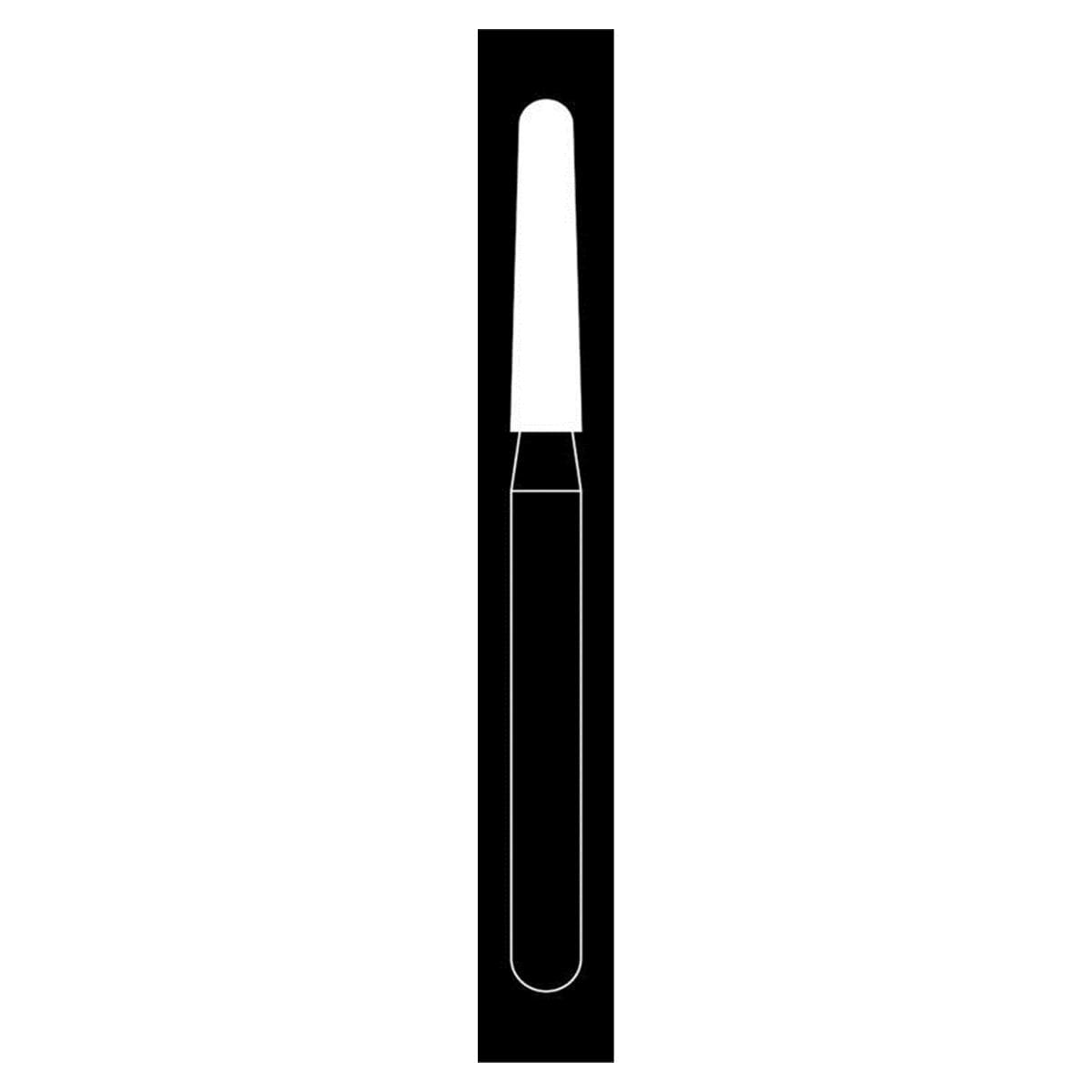 Fraise diamante Maxima HENRY SCHEIN - Cnique longue bout rond 856 016F - Bote de 5