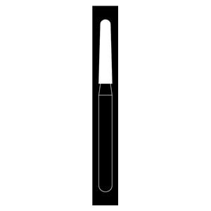 Fraise diamante Maxima HENRY SCHEIN - Cnique longue bout rond 856 016F - Bote de 5