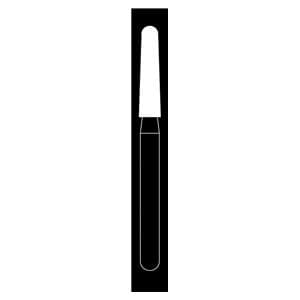 Fraise diamante Maxima HENRY SCHEIN - Cnique longue bout rond 856 018F - Bote de 5