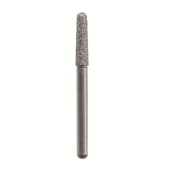 Fraise diamante Maxima HENRY SCHEIN - Cnique longue bout rond 856 018F - Bote de 5