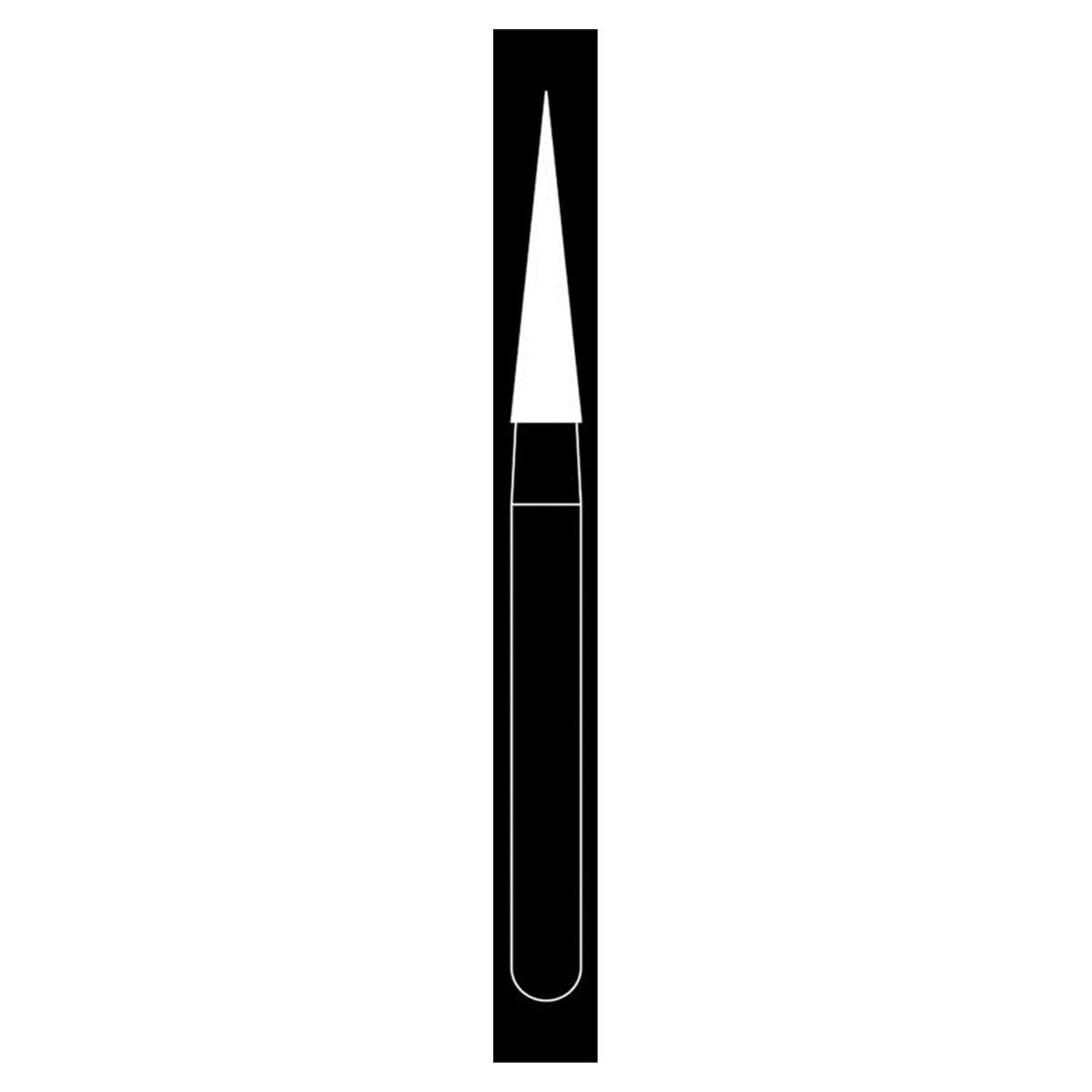 Fraise diamante Maxima HENRY SCHEIN - Aiguille courte 858-016SC - Bote de 5