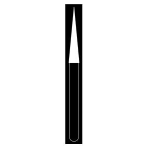 Fraise diamante Maxima HENRY SCHEIN - Aiguille longue 859-016SF - Bote de 5