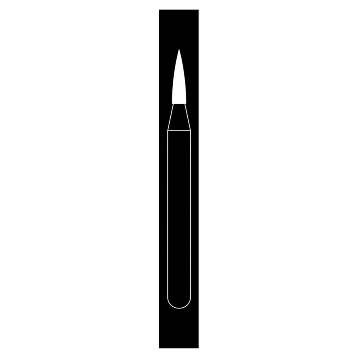 Fraise diamante Maxima HENRY SCHEIN - Flamme courte 860-010M - Bote de 5