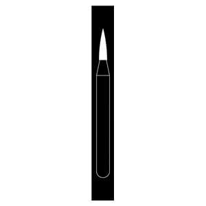 Fraise diamante Maxima HENRY SCHEIN - Flamme courte 860-010M - Bote de 5