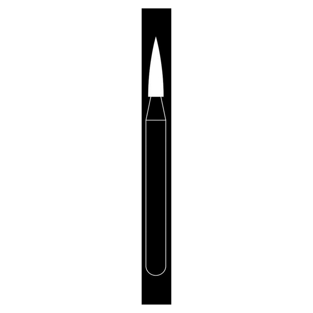 Fraise diamante Maxima HENRY SCHEIN - Flamme courte 860-012C - Bote de 5