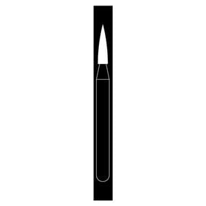 Fraise diamante Maxima HENRY SCHEIN - Flamme courte 860-012C - Bote de 5