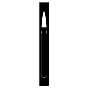 Fraise diamante Maxima HENRY SCHEIN - Flamme courte 860-014C - Bote de 5