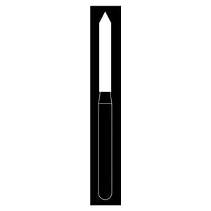 Fraise diamante Maxima HENRY SCHEIN - Longue 886-014C - Bote de 5