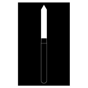 Fraise diamante Maxima HENRY SCHEIN - Longue 886-016C - Bote de 5