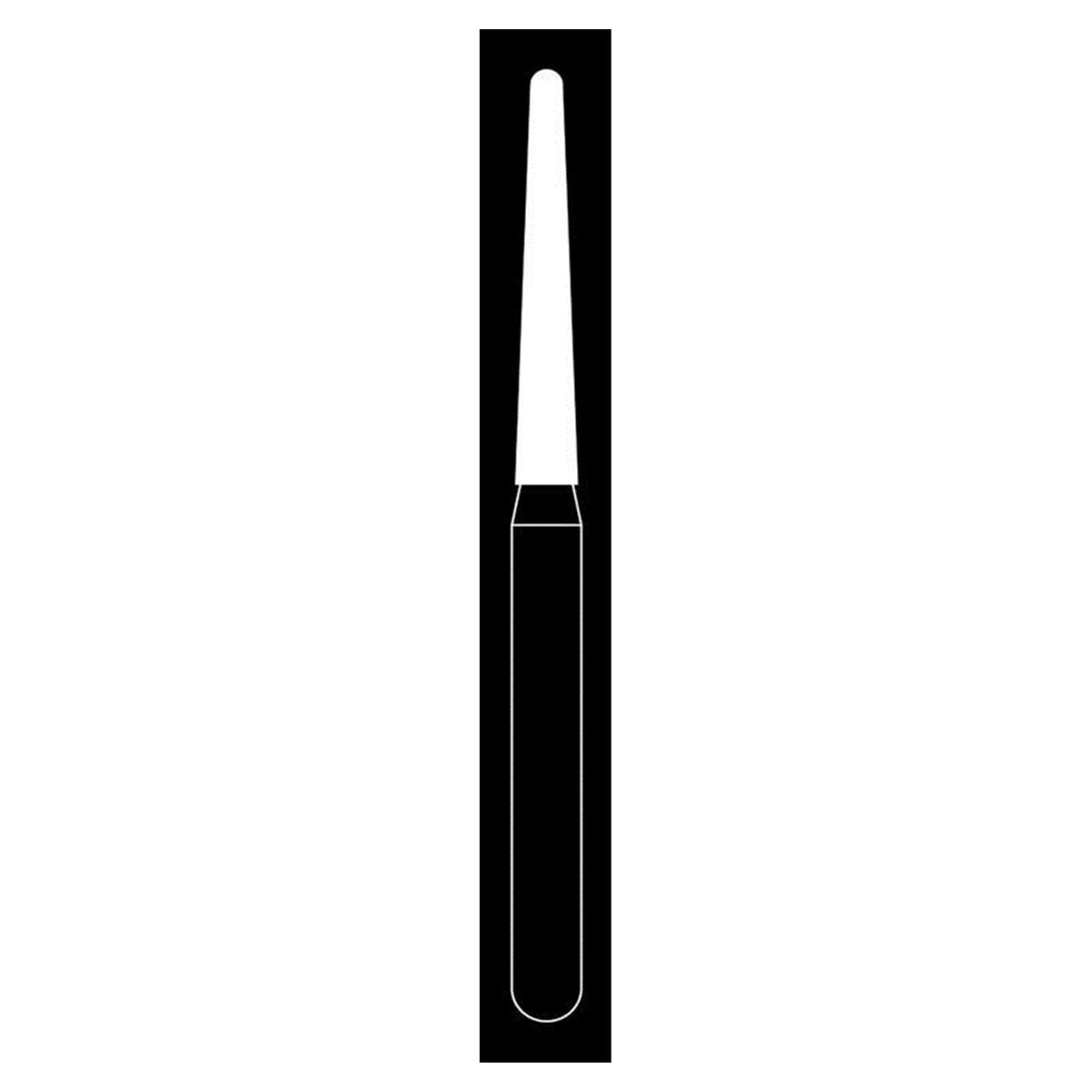 Fraise diamante Maxima HENRY SCHEIN - Cnique bout rond courte 850-014SC FG - Bote de 5
