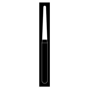 Fraise diamante Maxima HENRY SCHEIN - Cnique bout rond courte 850-014SC FG - Bote de 5
