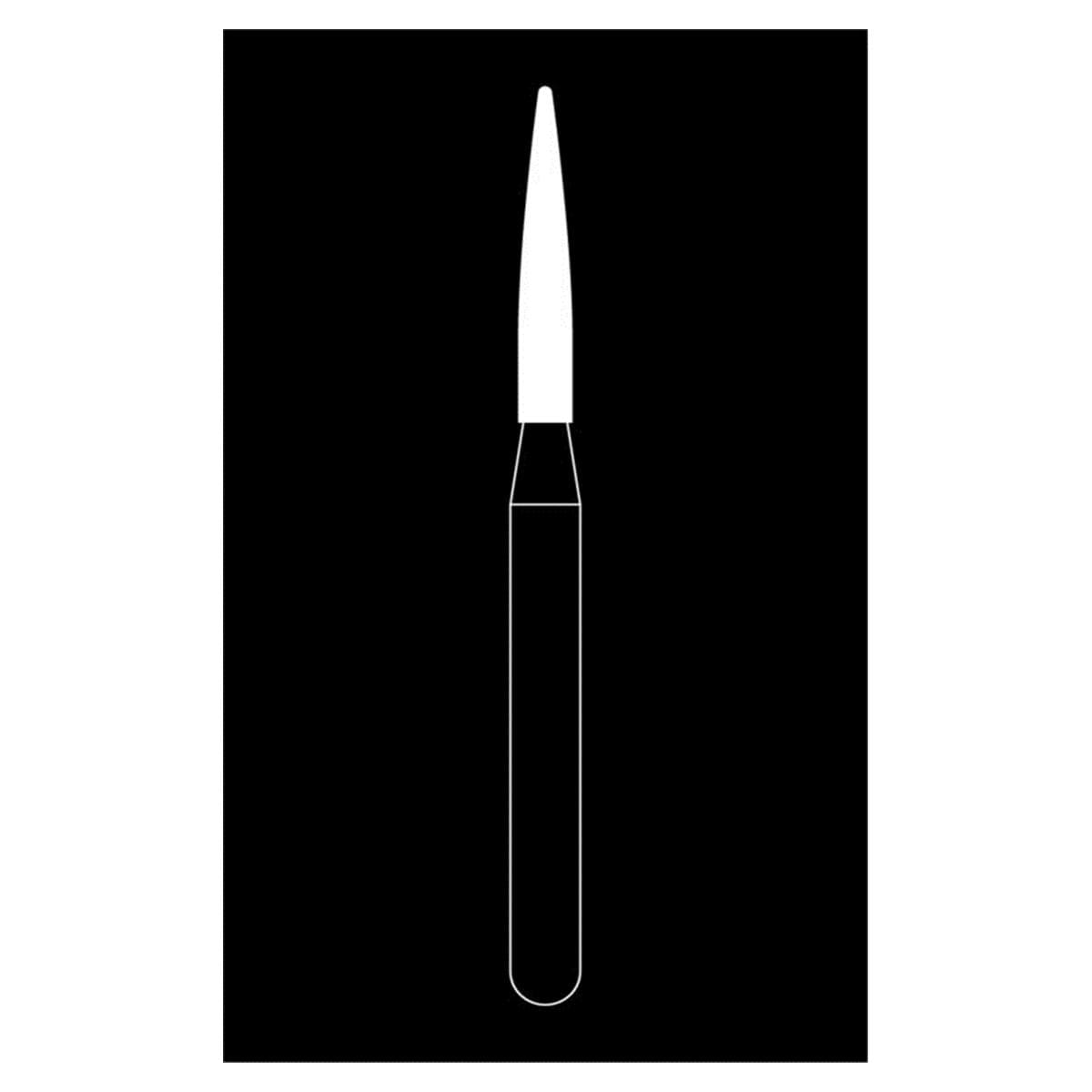 Fraise diamante Maxima HENRY SCHEIN - Flamme autre 888-012C FG - Bote de 5