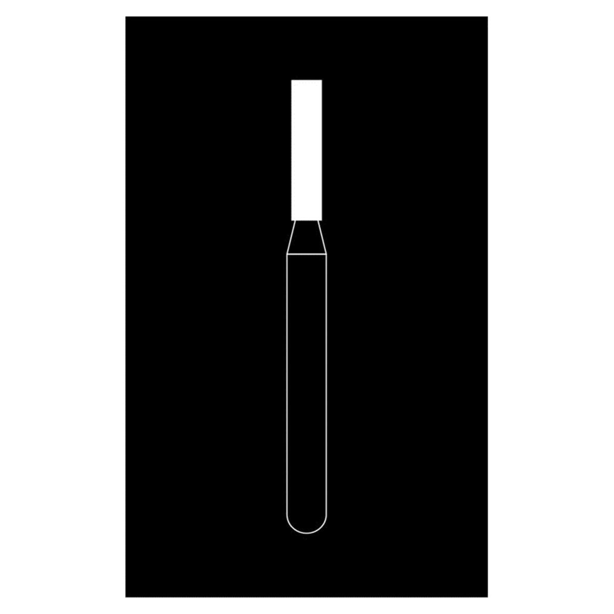 Fraise diamante Maxima HENRY SCHEIN - Cyl. moyen bout plat 836-010C FG - Bote de 5