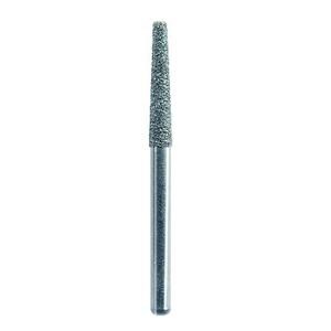 Fraise diamante Maxima HENRY SCHEIN - Cnique longue bout plat 848-012M FG - Bote de 5