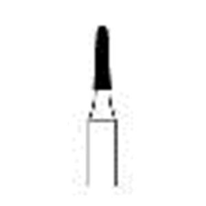 Fraise diamante Maxima HENRY SCHEIN - Cnique courte bout plat 849-010M FG - Bote de 5