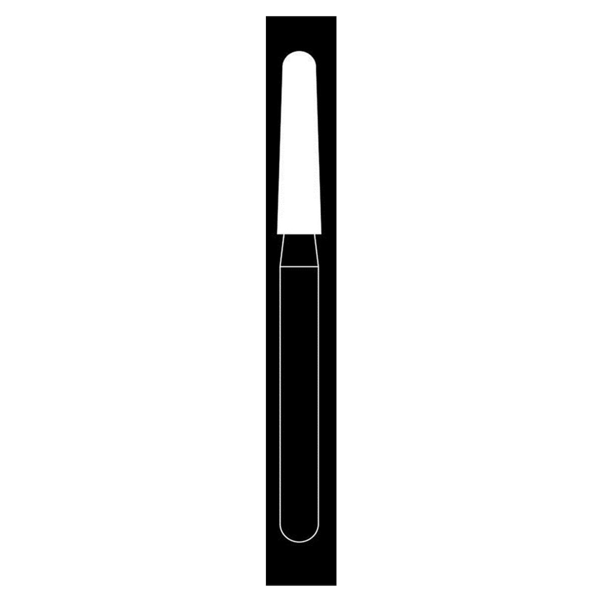 Fraise diamante Maxima HENRY SCHEIN - Cnique longue bout rond 856-025M FG - Bote de 5