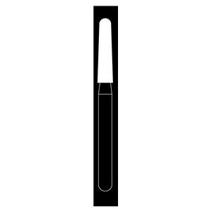 Fraise diamante Maxima HENRY SCHEIN - Cnique longue bout rond 856-025M FG - Bote de 5