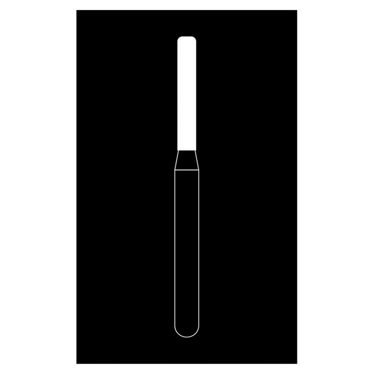 Fraises diamantes Maxima HENRY SCHEIN - Cyl. longue plat 837KR-014C FG- Bote de 5
