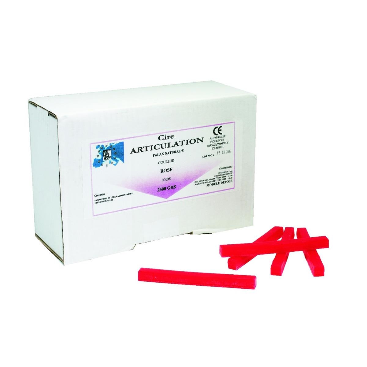 Cire Articulation PALAX - La bote de 2,5 kg - Rouge (dure)