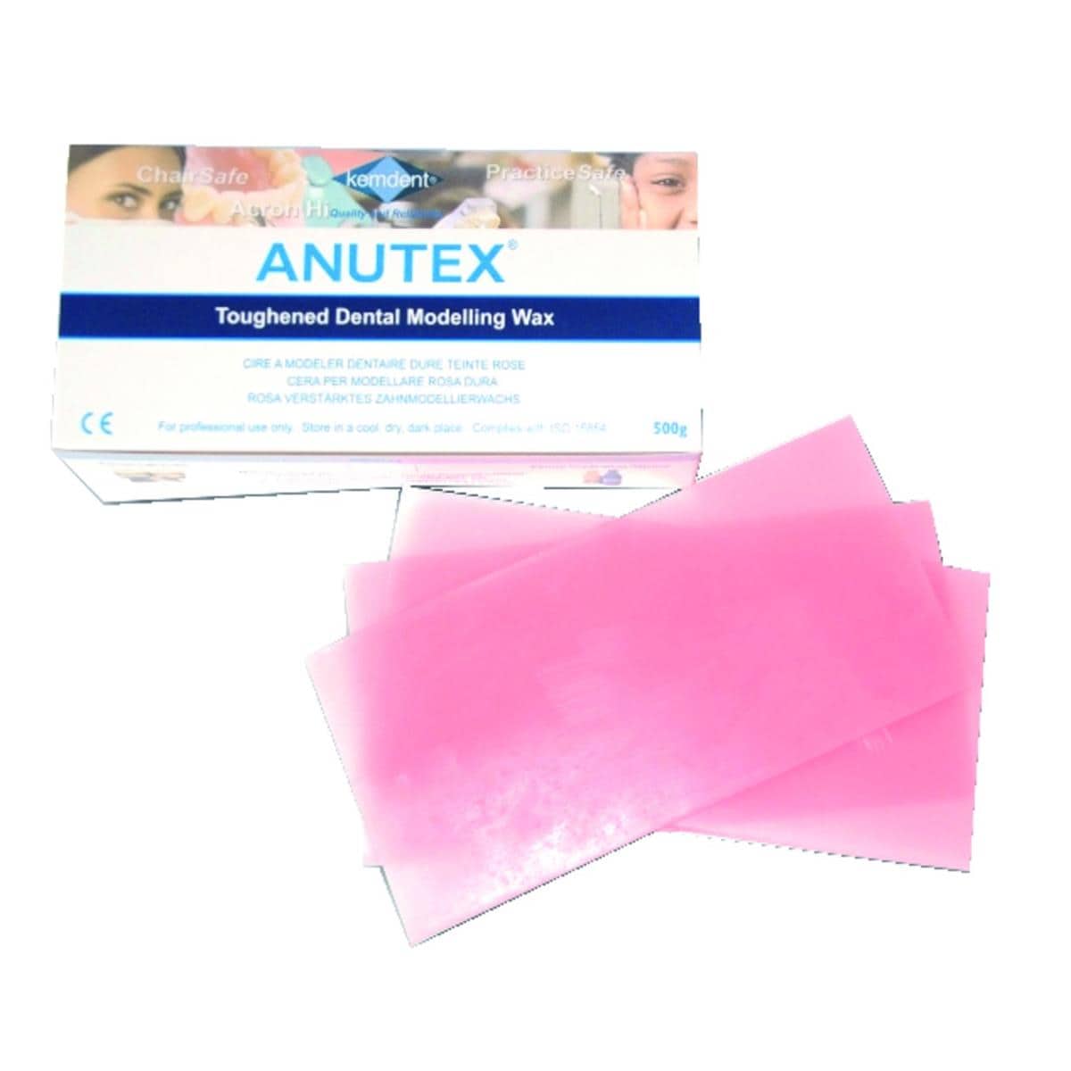 Anutex Rose translucide KEMDENT - La bote de 2,5 kg