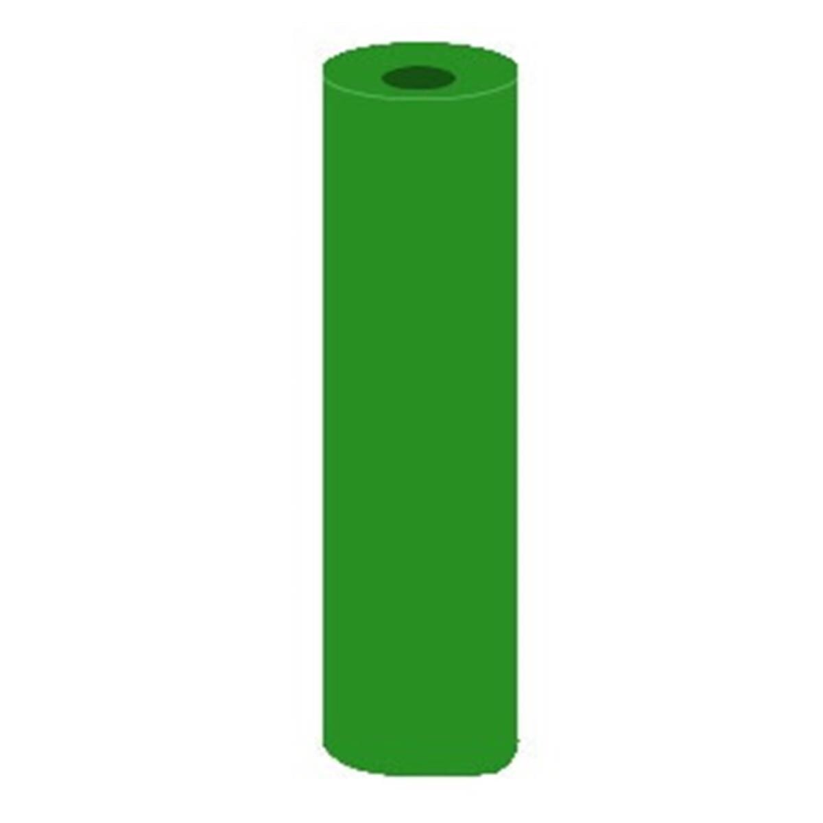 Caoutchouc DEDECO - Cylindre - vert brut 4592 - La bote de 100