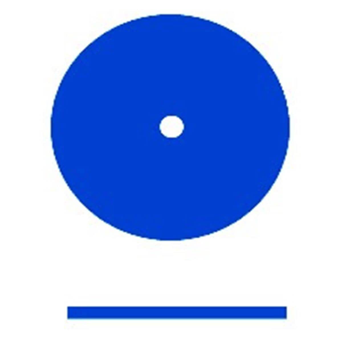 Caoutchouc DEDECO - Meulette - bleue 5004 - La bote de 100