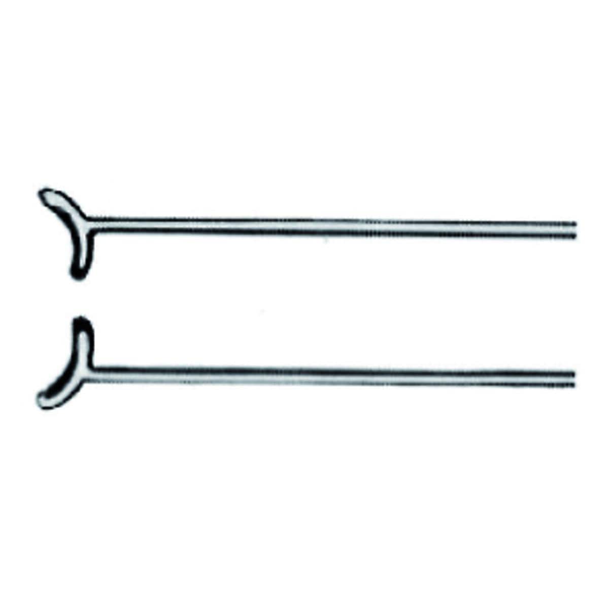 Crochets J obliques SCHEU-DENTAL - La bote de 10 crochets - 0,9 mm