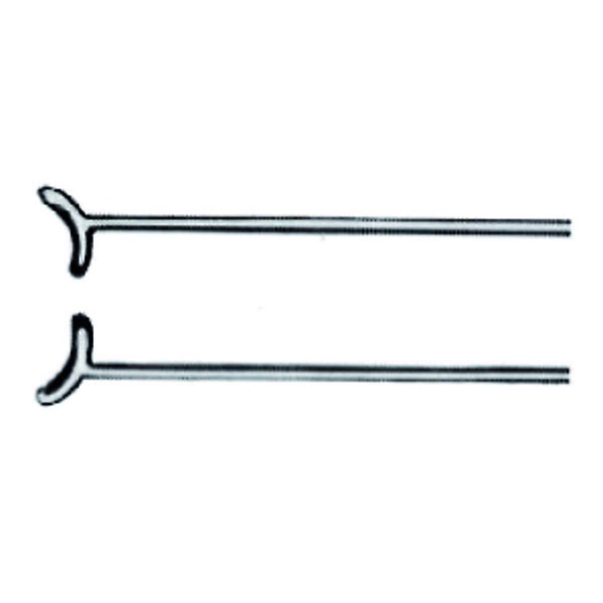 Crochets J obliques SCHEU-DENTAL - La bote de 10 crochets - 1 mm
