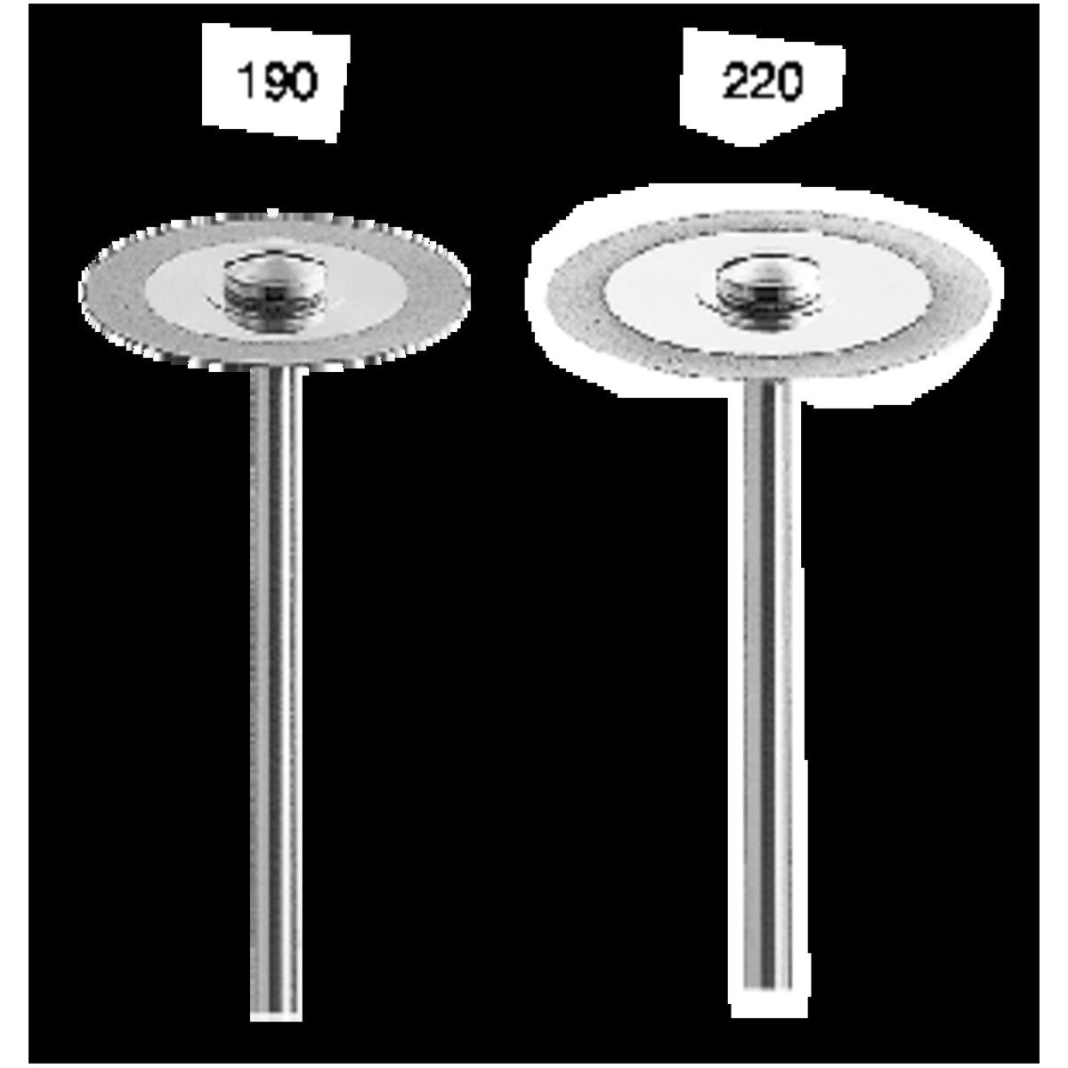 Disque diamant HORICO - Diamant 2 faces - extra-fin - H 355 F - 190 x 0,15 mm - Le disque