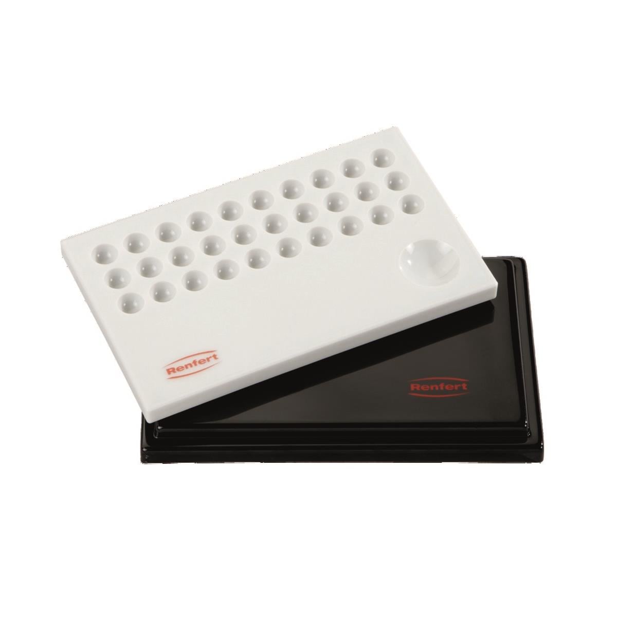 Plaque de melange Stain-Mix, couv. noire