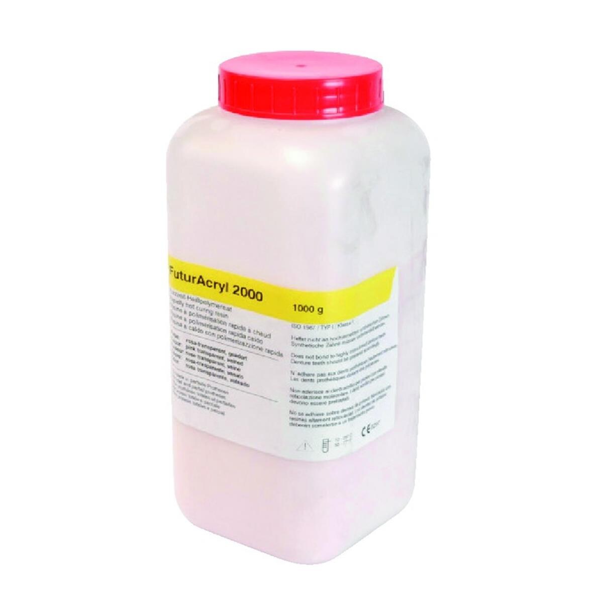 FuturAcryl 2000 UGIN?DENTAIRE - La poudre de 1 kg - Rose transparent vein