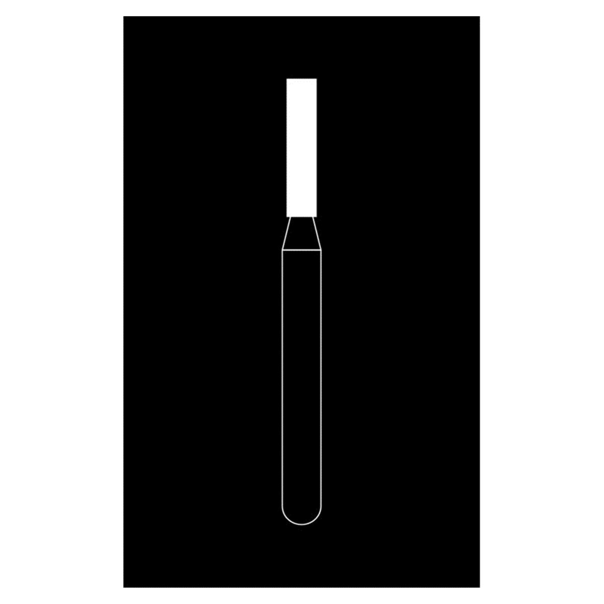 Fraise diamante Maxima HENRY SCHEIN - Cyl. moyen bout plat 836-012C - Bote de 5