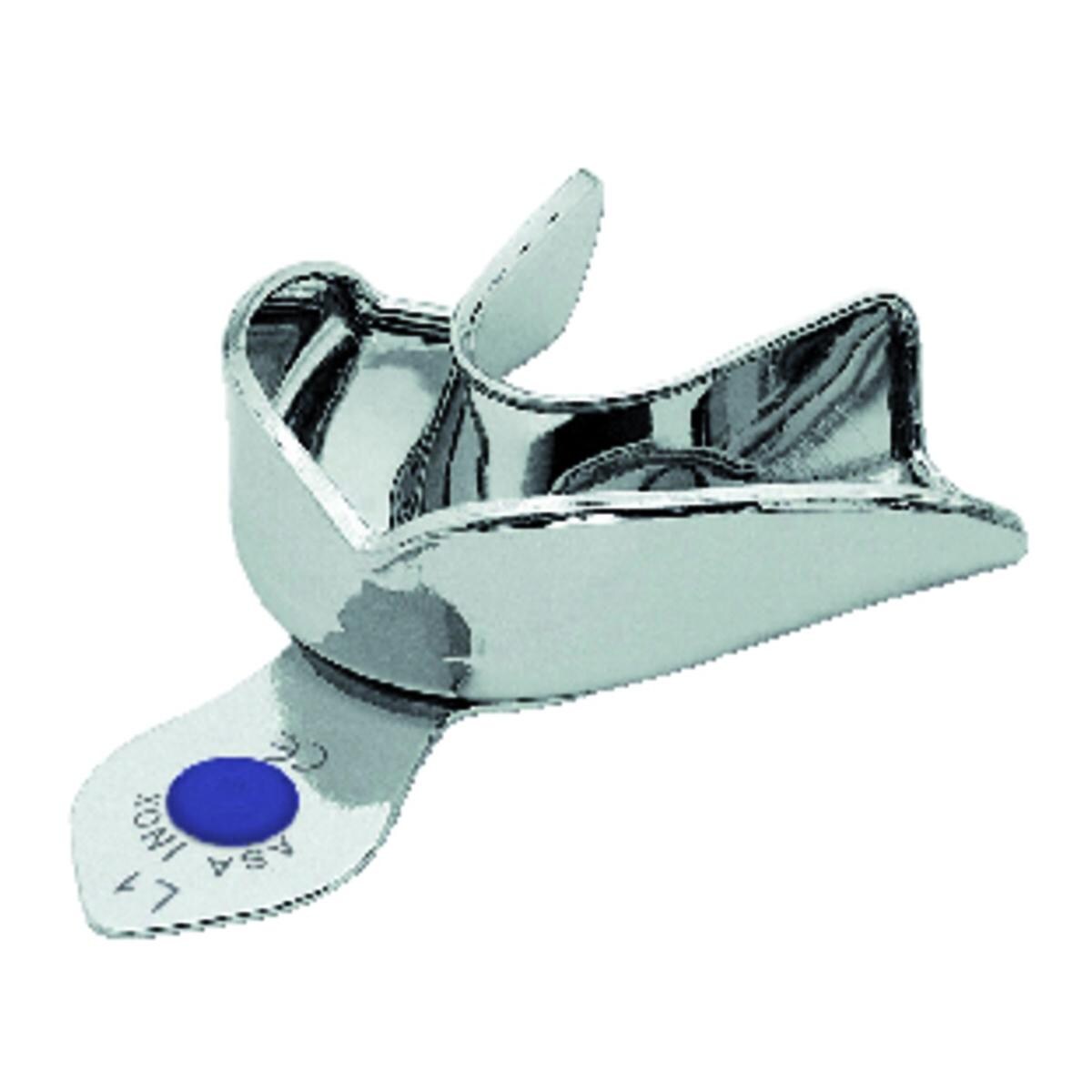 Porte-empreinte inox New Super ASA DENTAL - Plein - XL - Bas - L1