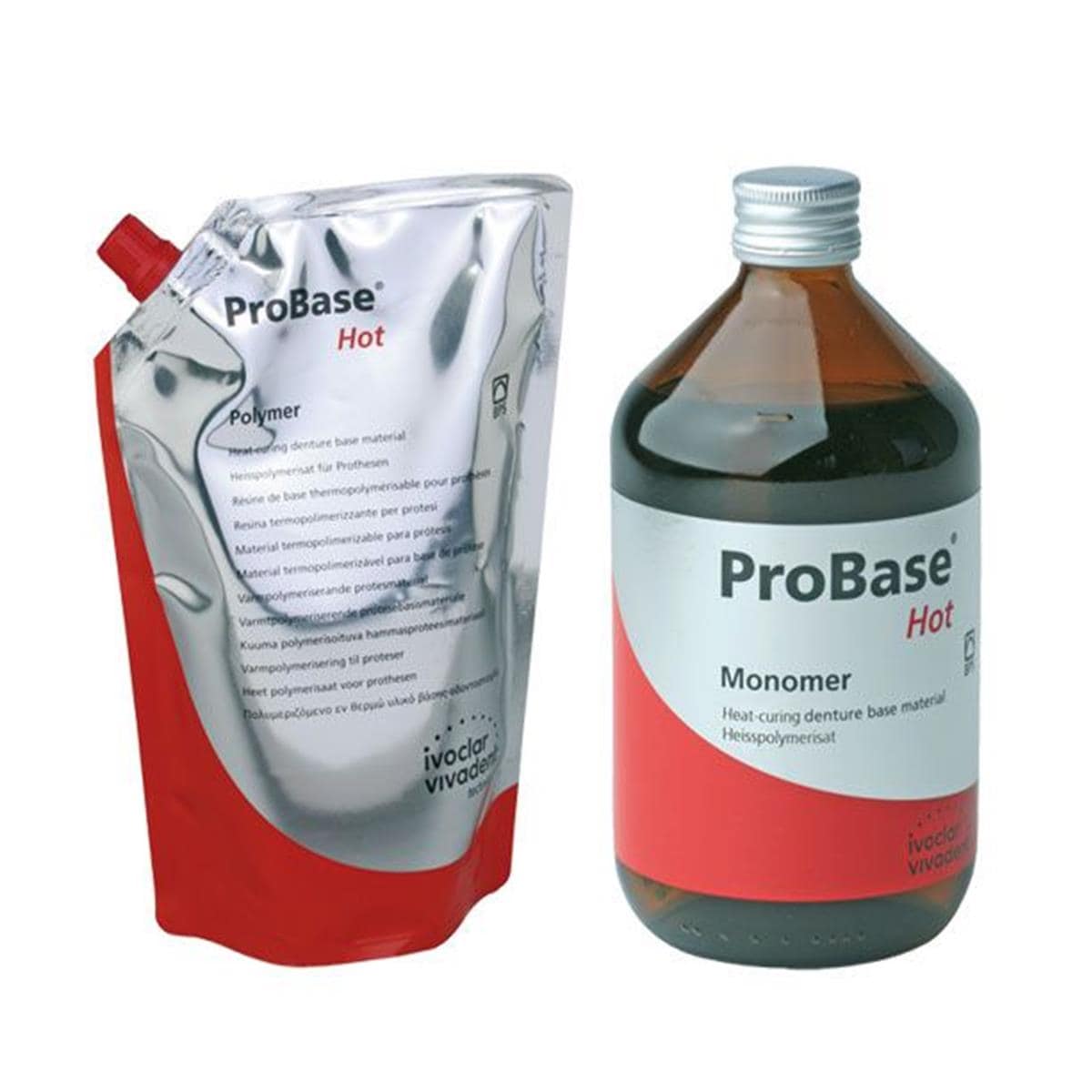 Probase Hot IVOCLAR - La portion de 1 kg + 500 ml - Clear