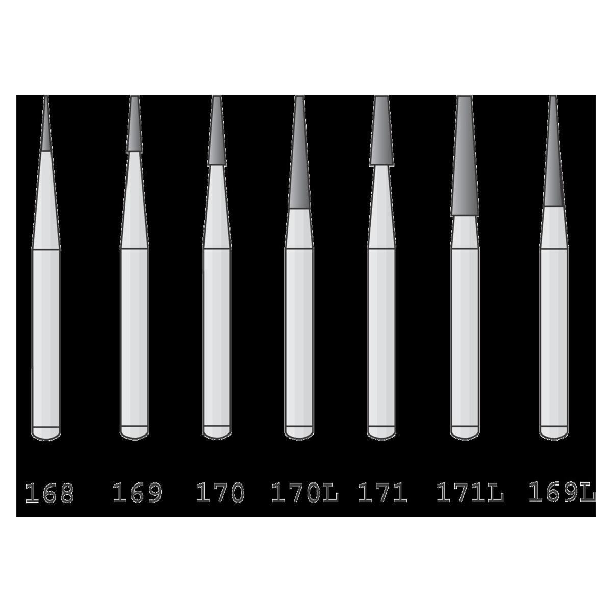Fraise Tungstne DENTSPLY SIRONA - Cnique FG 130 010 - Bote de 5
