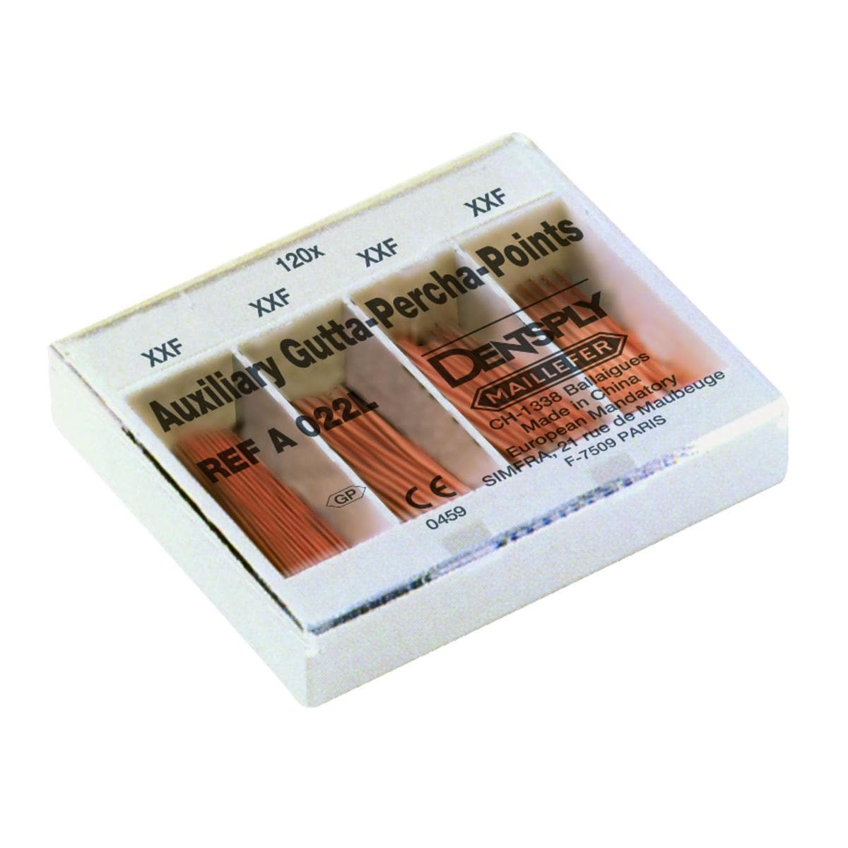 Pointes Gutta Auxiliaire DENTSPLY SIRONA - Fine - Bote de 120