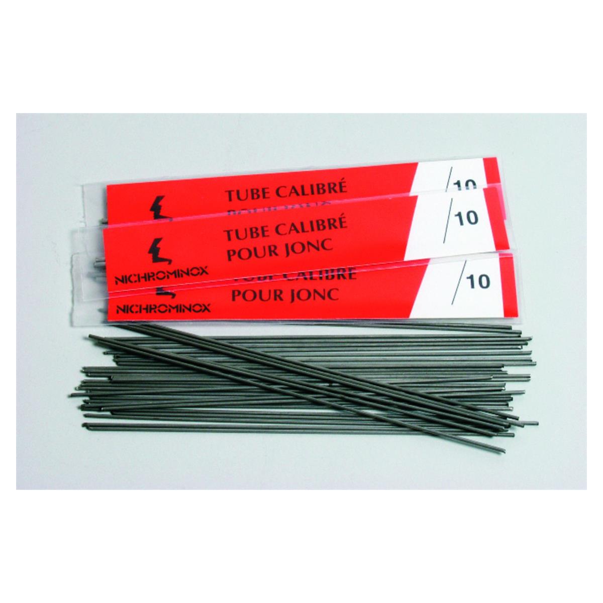 Tubes calibrs NICHROMINOX - Le sachet de 3 - 9/10me 15 cm