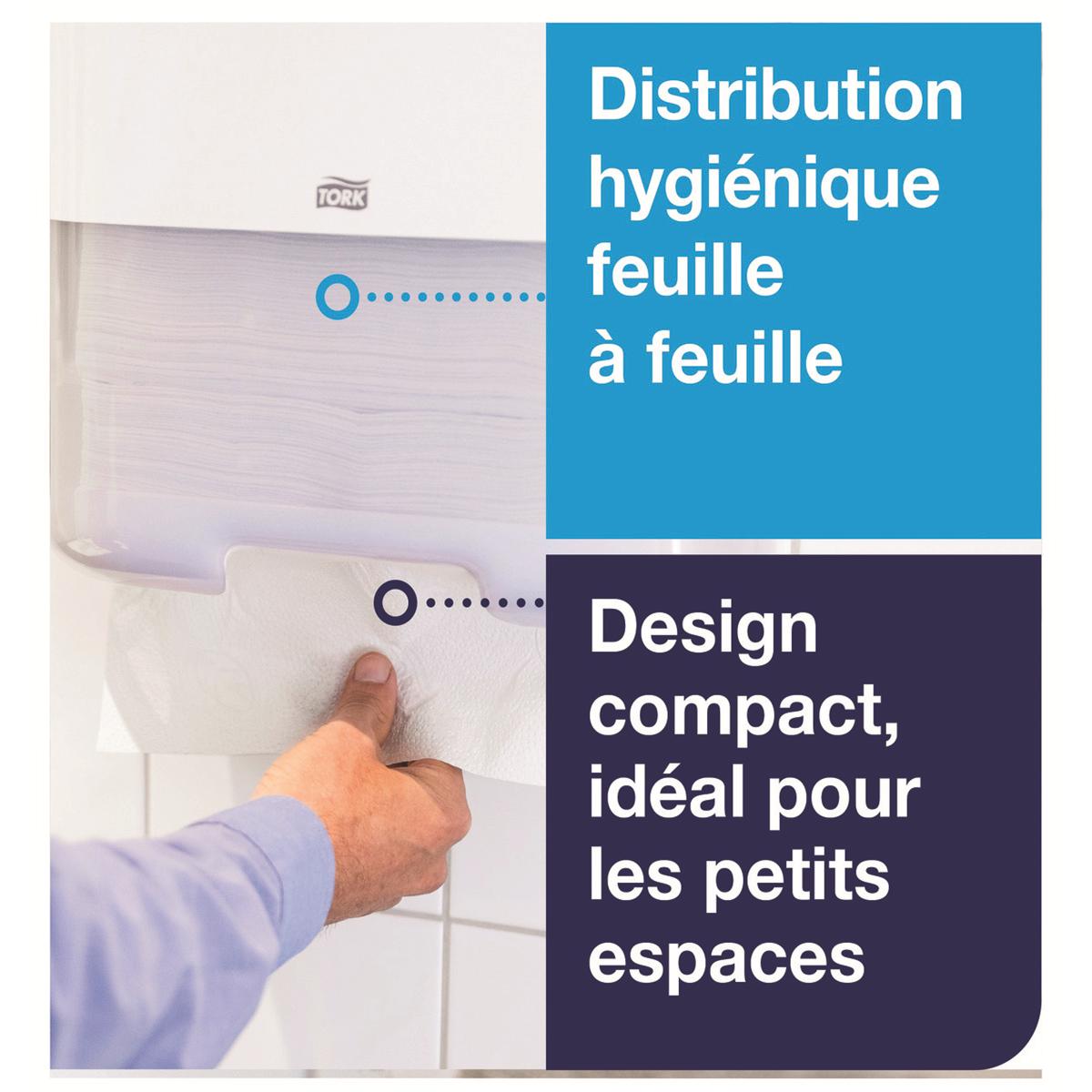 Distributeurs d?essuie-mains plis en V/C TORK ELEVATION - H3 Mini