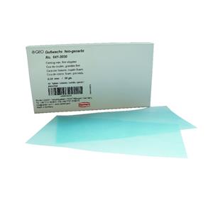 GEO Coule en plaques RENFERT - La bote de 15 plaques - Granite fine - 0,35 mm