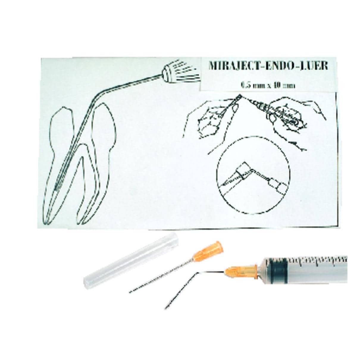 Miraject Endo Luer striles HAGER & WERKEN - Lot de 100