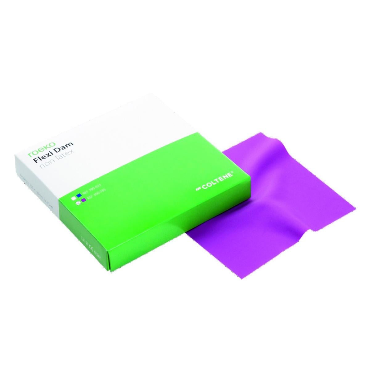 Digue non-latex Flexi Dam ROEKO - Violet - Bote de 30