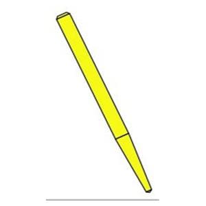 Tenons Cylindro-Coniques Empreintes STABYL - Jaunes - X1E - par 12