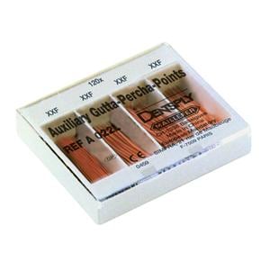 Pointes Gutta Auxiliaire DENTSPLY SIRONA - X-Fine - Bote de 120